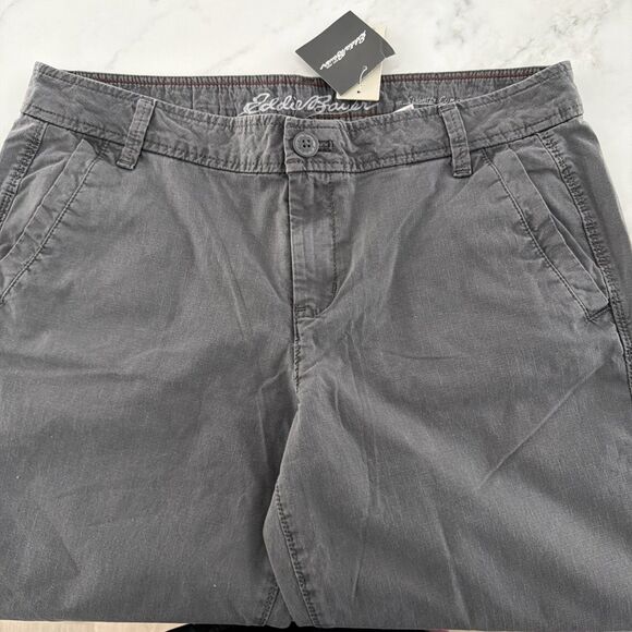 Eddie Bauer Women’s Adventure Ripstop Jogger Dark Smoke 8 Granola Girl Gorpcore - Picture 4 of 9